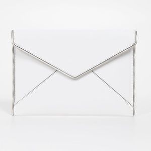 Rebecca Minkoff Leo Clutch 🤍White 🤍